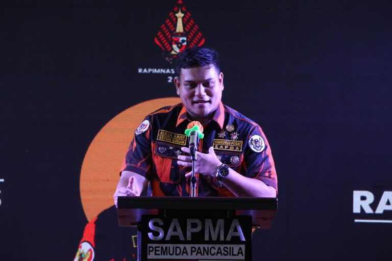 Ketua Umum Sapma Pemuda Pancasila Aulia Arief